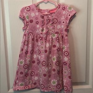 Pink floral dress size 3T